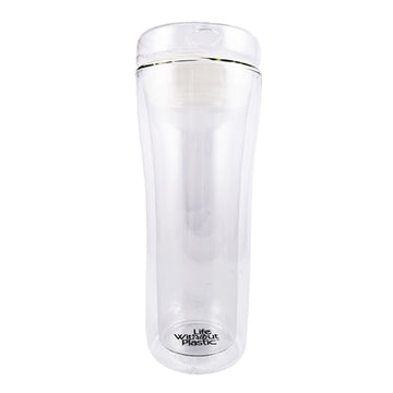 Double Wall Reusable Glass Travel Mug - 375 ml / 13 oz Wholesale