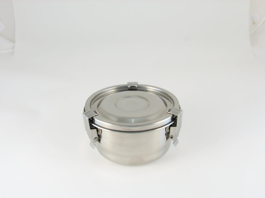 Stainless Steel Airtight Watertight Food Storage Container - 8 cm / 3.1 in