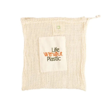 Organic Cotton Mesh Plastic-Free Produce Bag - Large