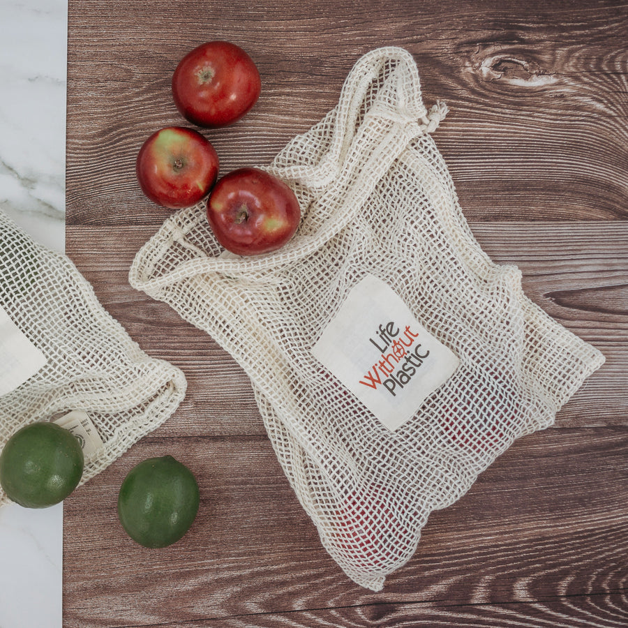 Copy of Organic Cotton Mesh Plastic-Free Produce Bag - Large Wholesale