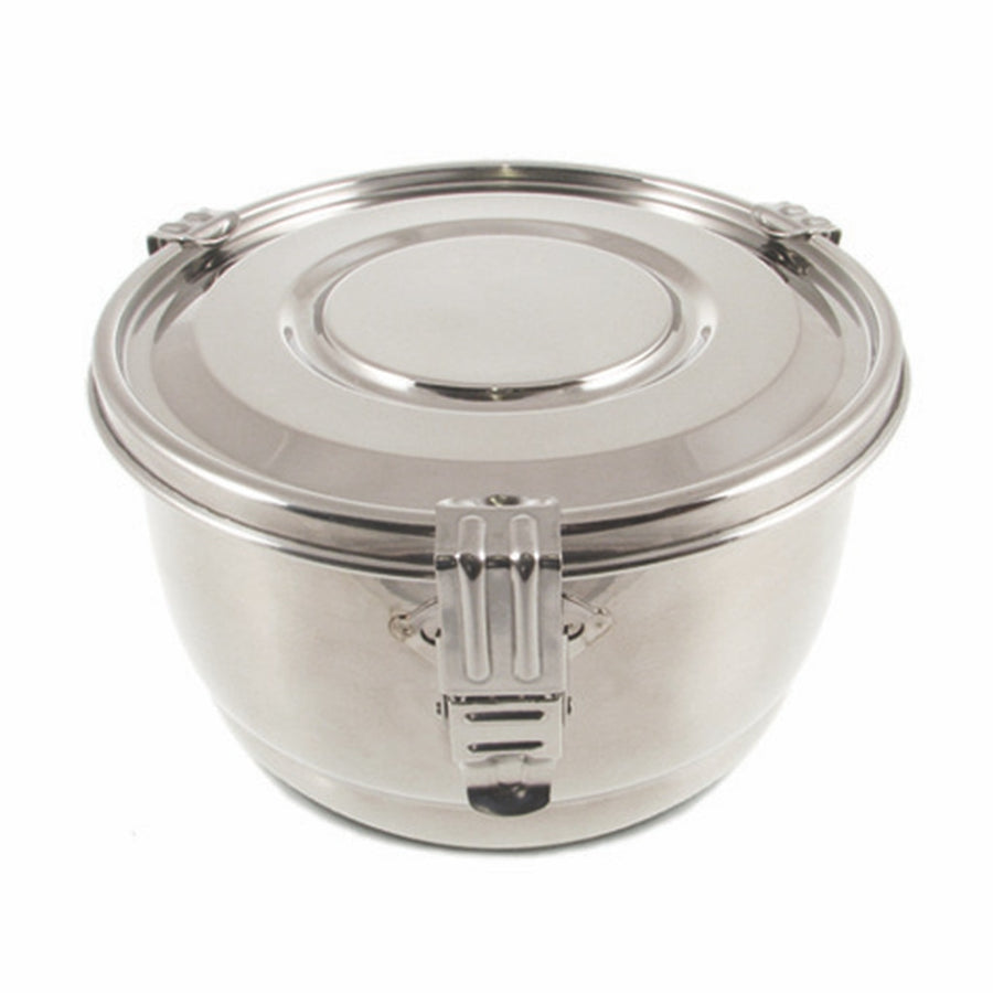 Stainless Steel Airtight Watertight Food Storage Container - 16 cm / 6.25 in