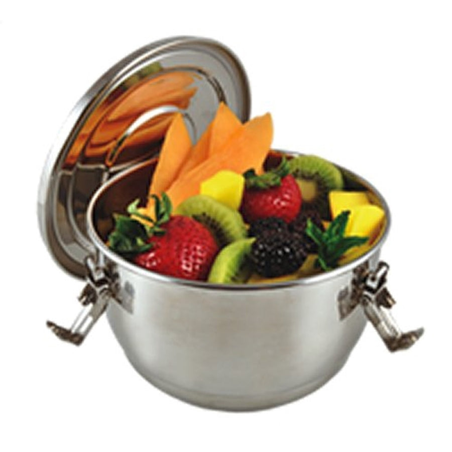Stainless Steel Airtight Watertight Food Storage Container - 12 cm / 4.75 in